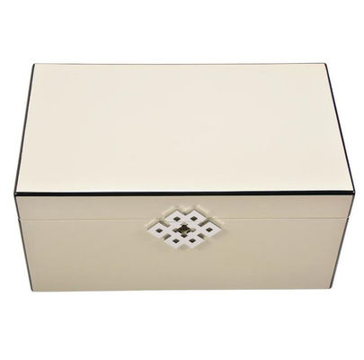 Buy Custom Luxury Glossy Gift Box Ring Necklace Organizer Display Jewelry Case online manufacture