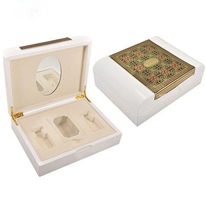 Buy Custom Perfume Wooden Box Laser Engraved Handmade With Velvet Lining online manufacture