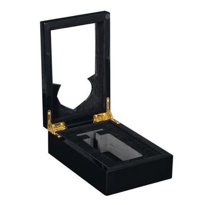 Buy Black 50ml Bottle Luxury Perfume Box With Velvet Lining Customizable Interior online manufacture