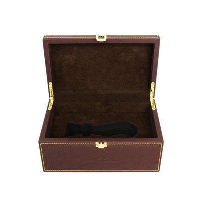 Buy Brown High End Perfume Box Custom Attar Bottle Box Recycled FSC Certified online manufacture
