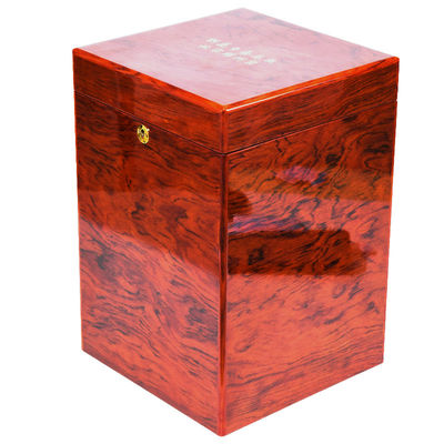 Buy Custom Red Lacquer Wine Box Sustainable Materials For 2 Bottles online manufacture