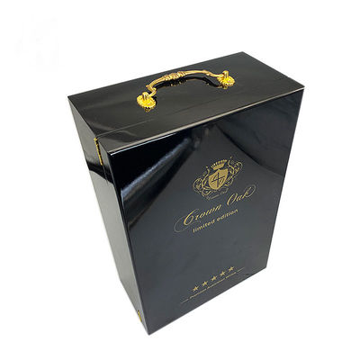 Buy Eco Friendly Personalized Wooden Wine Box With Logo FSC Certificated online manufacture
