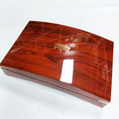 Buy High Glossy Red Wine Bottle Storage Box Champagne Presentation Box With Logo online manufacture