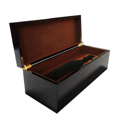 Buy Black Eco Friendly Personalised Champagne Box Anniversary Wine Box online manufacture