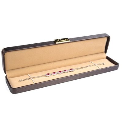 Buy High Durability Leather Bracelet Packaging Box Jewelry Package Box With Custom Logo online manufacture
