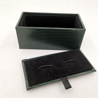Buy Luxury Flip Top Cufflink Packaging Box with Magnetic Closure and Custom Size Jewelry Display Box online manufacture
