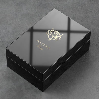 Buy Custom Logo Luxury Perfume Box with EVA Inner Tray Precision Fit and Multi-Layer Solid Wood Construction online manufacture