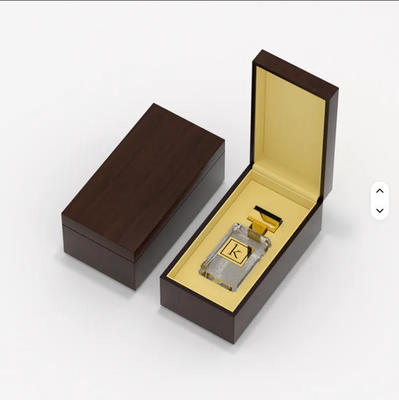Buy Luxury Wooden Perfume Box with Magnetic Closure Velvet Lining and Wood & MDF Material online manufacture