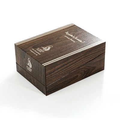 Buy Custom Luxury Wood Grain Glossy Wooden Gift Packaging Perfume Box online manufacture