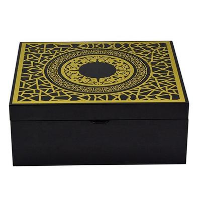 Buy Decorative Luxury Wooden Perfume Packaging Boxes With Gold Stamping online manufacture