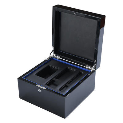 Buy Custom Luxury Decorative Box with MDF Material Leather Lining and ISO Certified for Perfume Gift Packaging online manufacture