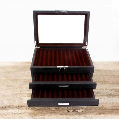 Buy Elegant Wooden Pen Gift Box High Capacity For Luxury Display online manufacture