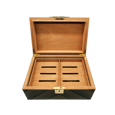 Buy Luxury Cedar Cigar Storage Box Cigar Box Wood 30cm Diameter FSC Certified online manufacture