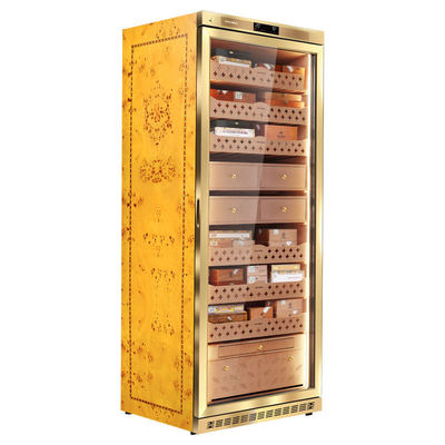 Buy Lacquer Multi Layer Custom Cigar Box Cabinet Natural Cigar Desktop Box Decorative online manufacture