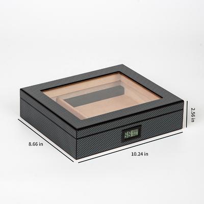 Buy Customized Storage Humidor Box 50-200 Cigar Capacity With Cedar Lining online manufacture
