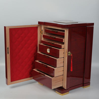 Buy Luxury Cedar Wood Cigar Humidor Box 100 CT Capacity online manufacture