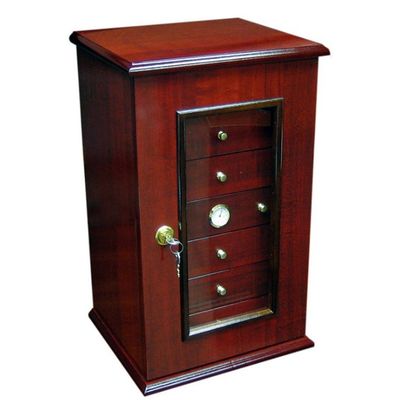 Buy Large Capacity Cigar Display Humidor Cigar Cabinet Box Smart With High Glossy Painting online manufacture