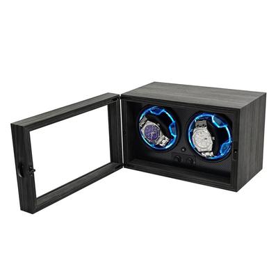 Buy Luxury Rotating Watch Display Case Elegant High End Watch Winder Automatic Wooden Box online manufacture