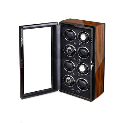 Buy Luxury Wooden Watch Box Quiet Motor Automatic Watch Winder Box online manufacture