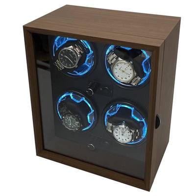 Buy 4 Slots Luxury Decorative Boxes Automatic Multi Watch Winder With Minimalist Styles online manufacture