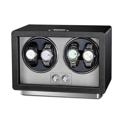Buy 4 Slots Luxury Decorative Boxes Automatic Watch Box Motor Watch Cabinet Clock Storage Box online manufacture