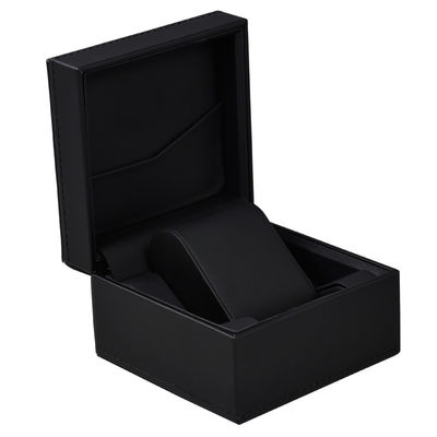 Buy Custom Single Leather Watch Case Leather Single Watch Box With Velvet Lining online manufacture