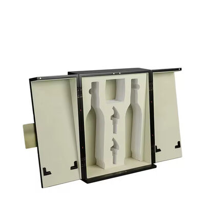 comprare Scatola di vino in legno di quercia massello e di noce nera nordamericana con incisione laser online manufacture