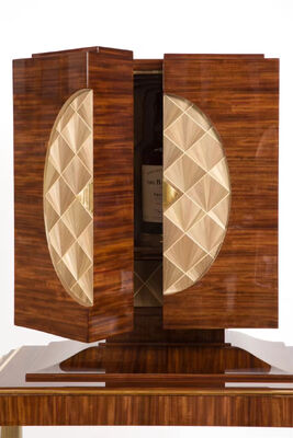 Mua Hộp Whisky Walnut được khắc bằng laser tùy chỉnh - Bao bì rượu mạnh thủ công tay thanh lịch, Thùng quà tặng Whisky rượu vang thân thiện với môi trường sang trọng online manufacture