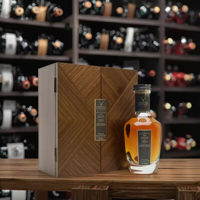 comprar Inovadora caixa de vinho de veludo preto de abertura dupla MDF retangular para exposição no varejo Museu Whisky Brandy online manufacture