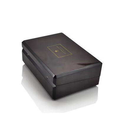 buy Custom Logo Luxury Perfume Box with Piano Lacquer Finish and Handmade Craftsmanship for Premium Perfume Packaging online manufacture