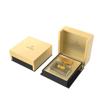 Buy High Gloss Lacquered Custom Wooden Perfume Box with Eco-Friendly EVA Lining and Customizable Interior online manufacture