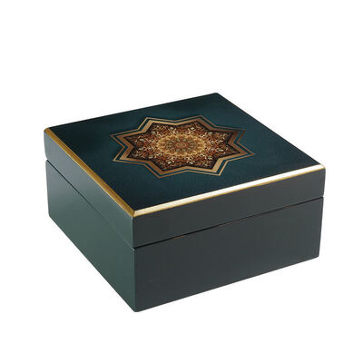 acheter Boîte à parfum de luxe en bois laqué piano brillant pour 50 ml 100 ml avec logo personnalisé online manufacture